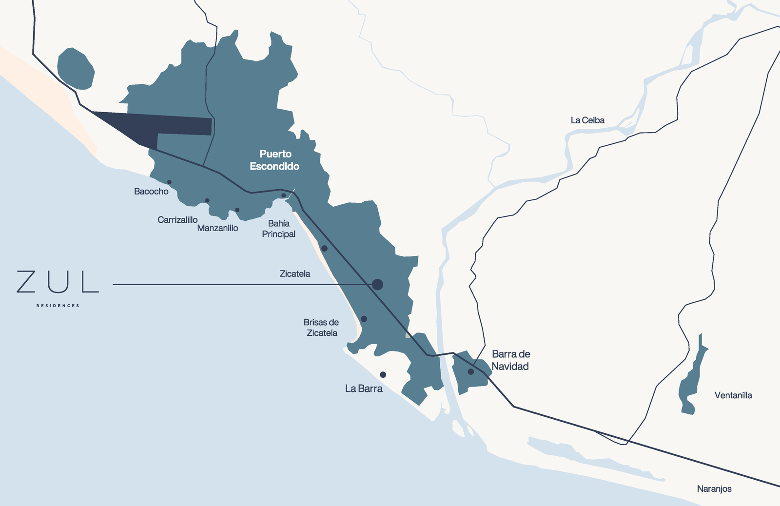 Mapa de ubicacion ZUL Residences